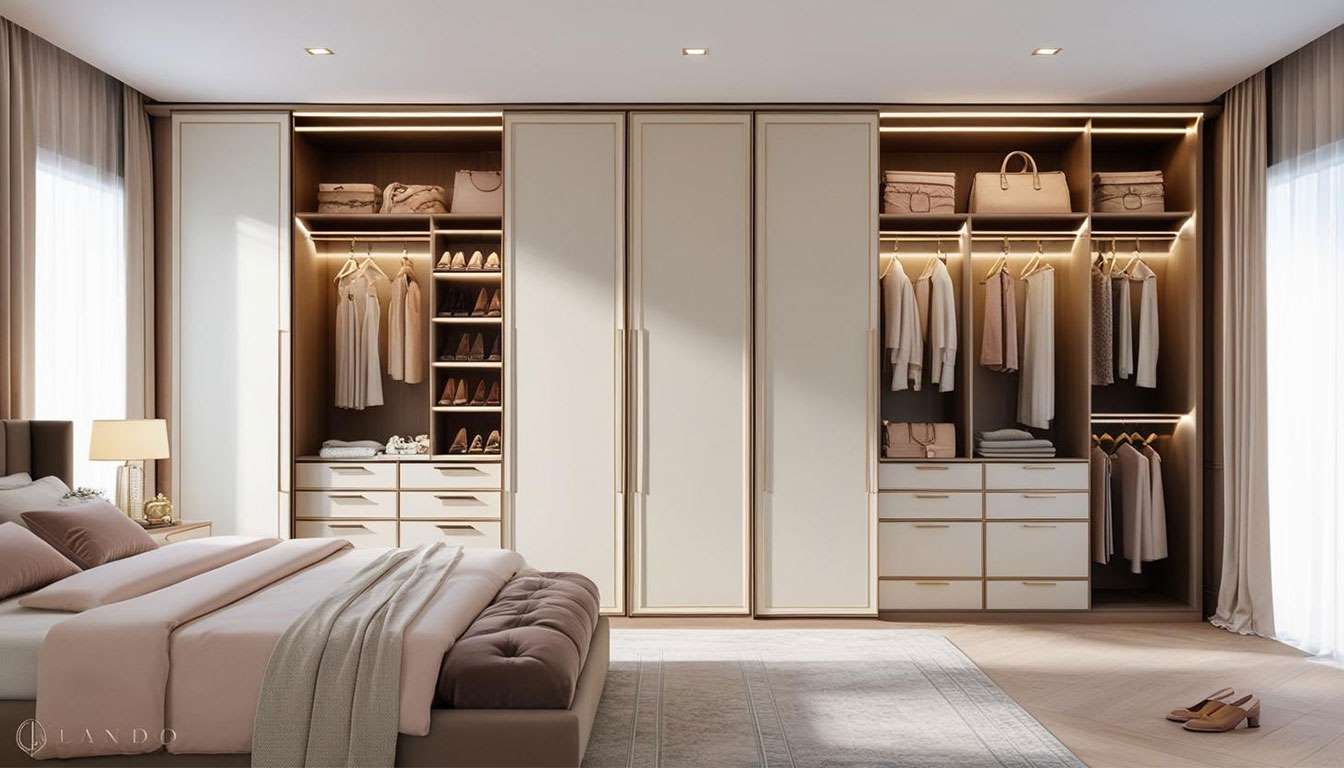 Wardrobe Design for Women’s Bedroom