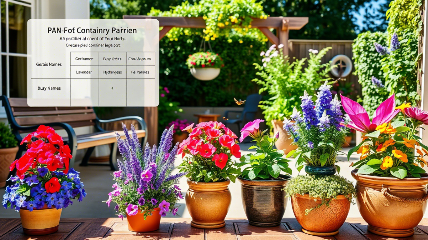 Best Flower Pairings for Pots